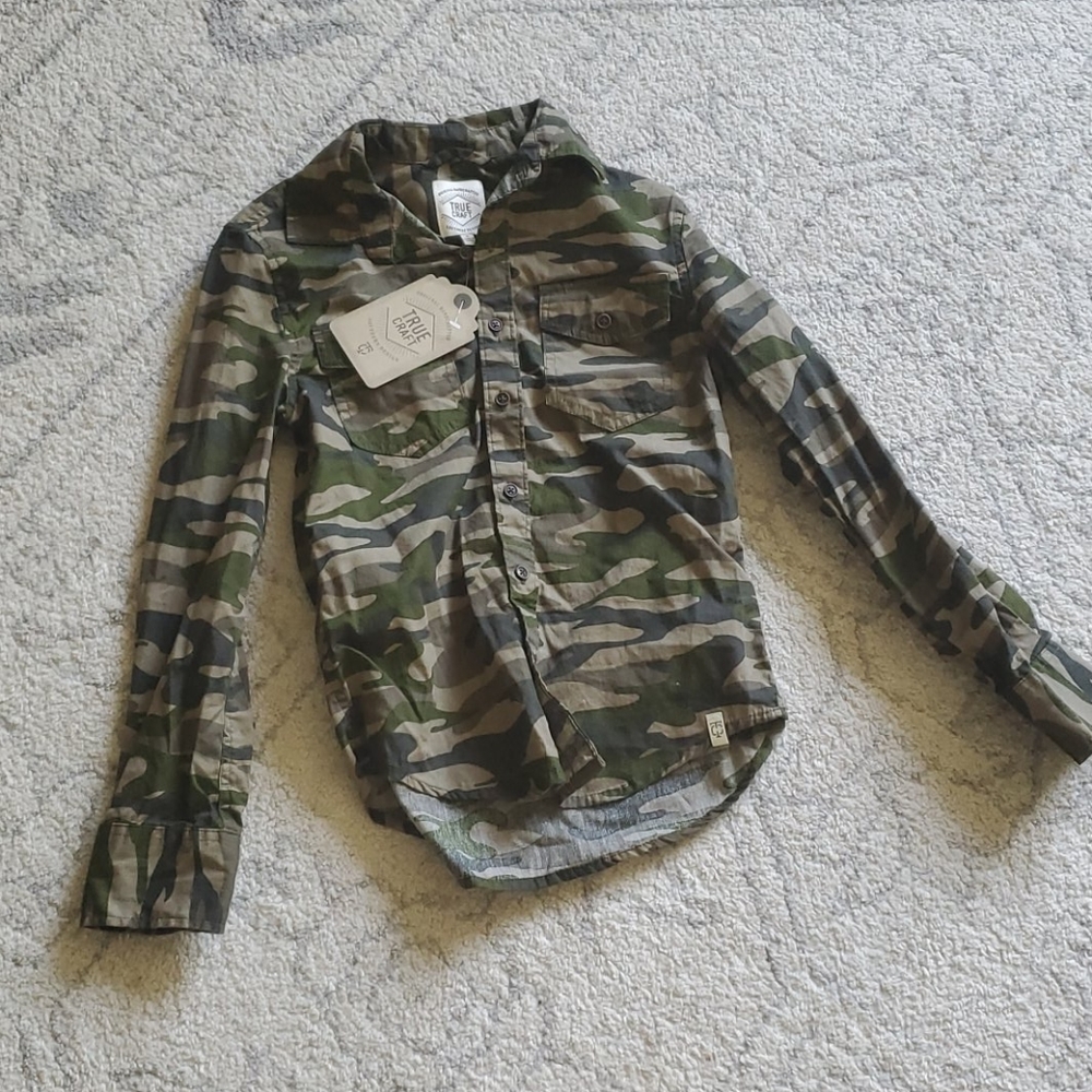 True craft kid shirt camo